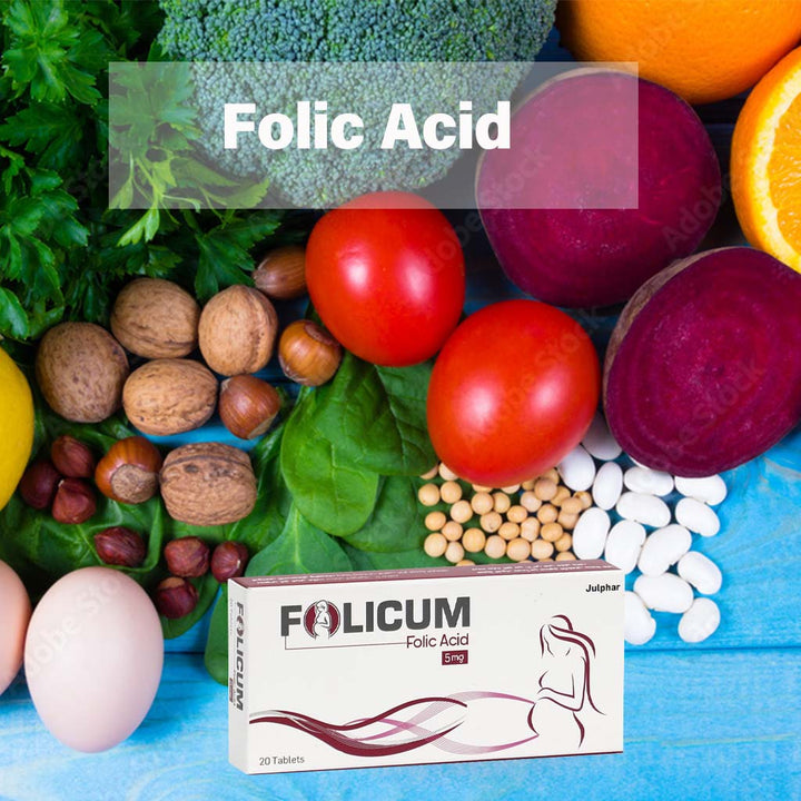 Folicum 5 mg Tablets 20's - Easy Pharmacy LLC
