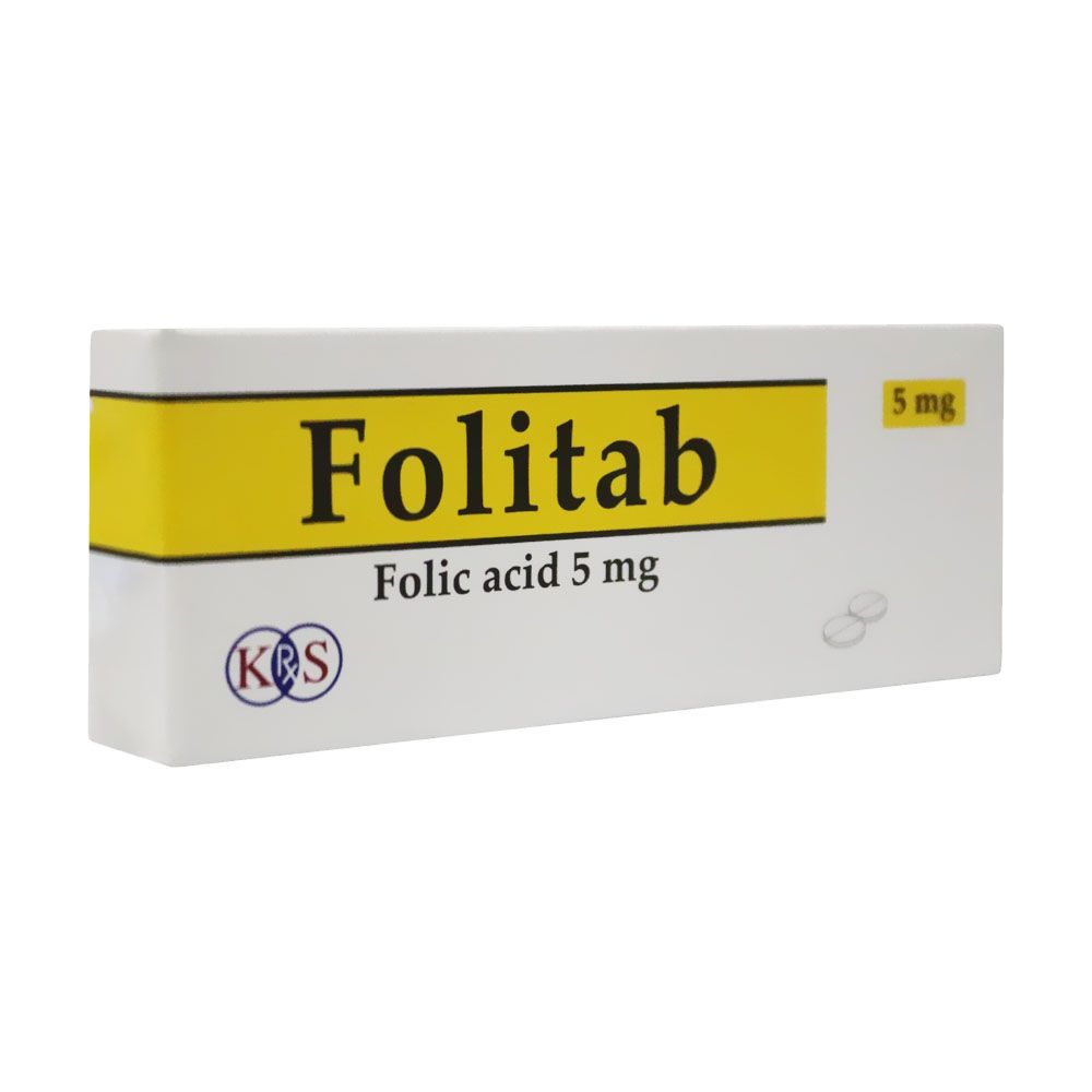 Folitab 5 mg Tablet 20's - Easy Pharmacy LLC