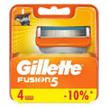 Gillette Fusion 5 Manual Razor Blade Refill For Smooth Long Lasting Shave, Pack of 4's