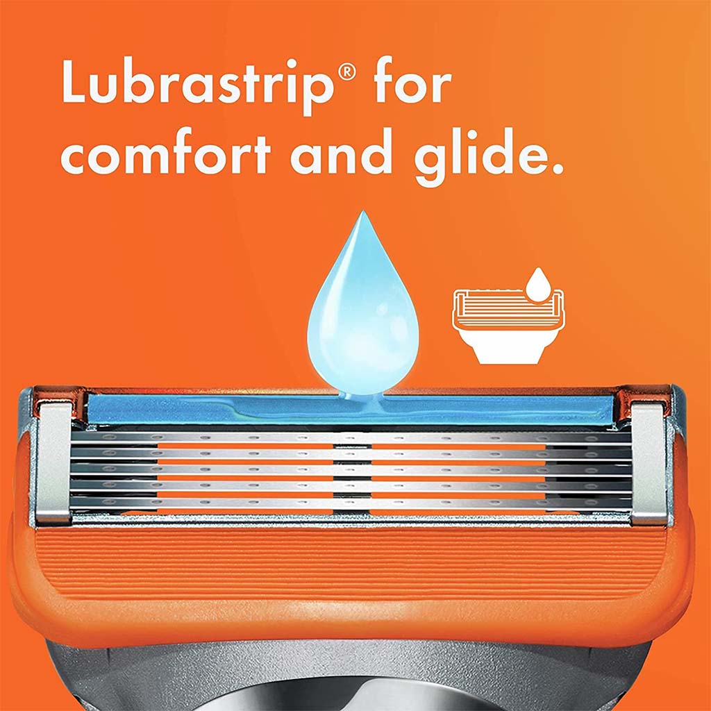 Gillette Fusion 5 Manual Razor Blade Refill For Smooth Long Lasting Shave, Pack of 4's - Easy Pharmacy LLC