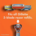 Gillette Fusion 5 Manual Razor Blade Refill For Smooth Long Lasting Shave, Pack of 4's