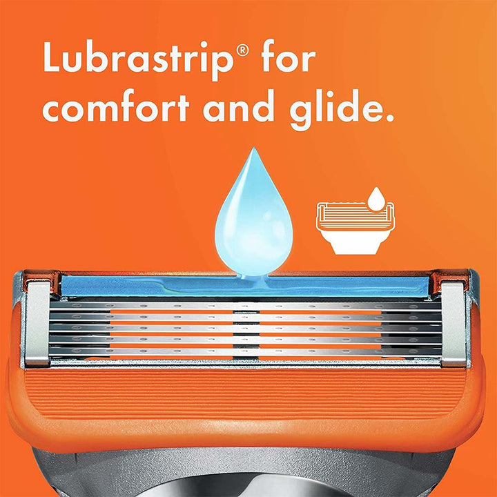 Gillette Fusion 5 Manual Razor Blade Refill For Smooth Long Lasting Shave, Pack of 2's - Easy Pharmacy LLC