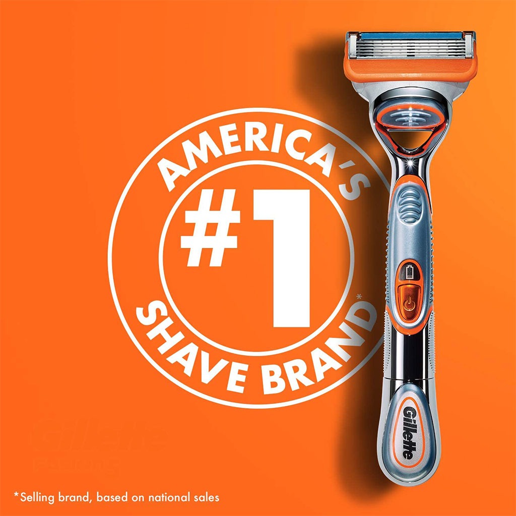 Gillette Fusion 5 Power Razor For Perfect Shave & Beard Shape, Pack of 1's - Easy Pharmacy LLC
