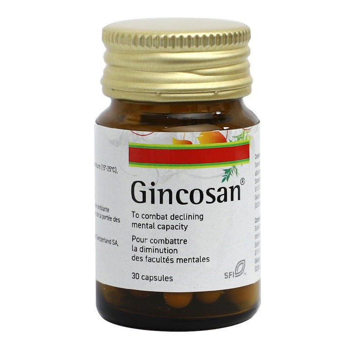 Gincosan Capsules 30's - Easy Pharmacy LLC