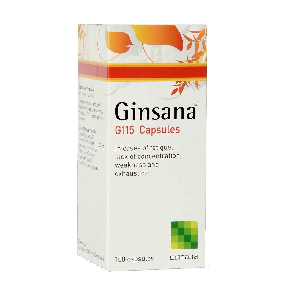 Ginsana Capsules 100's - Easy Pharmacy LLC
