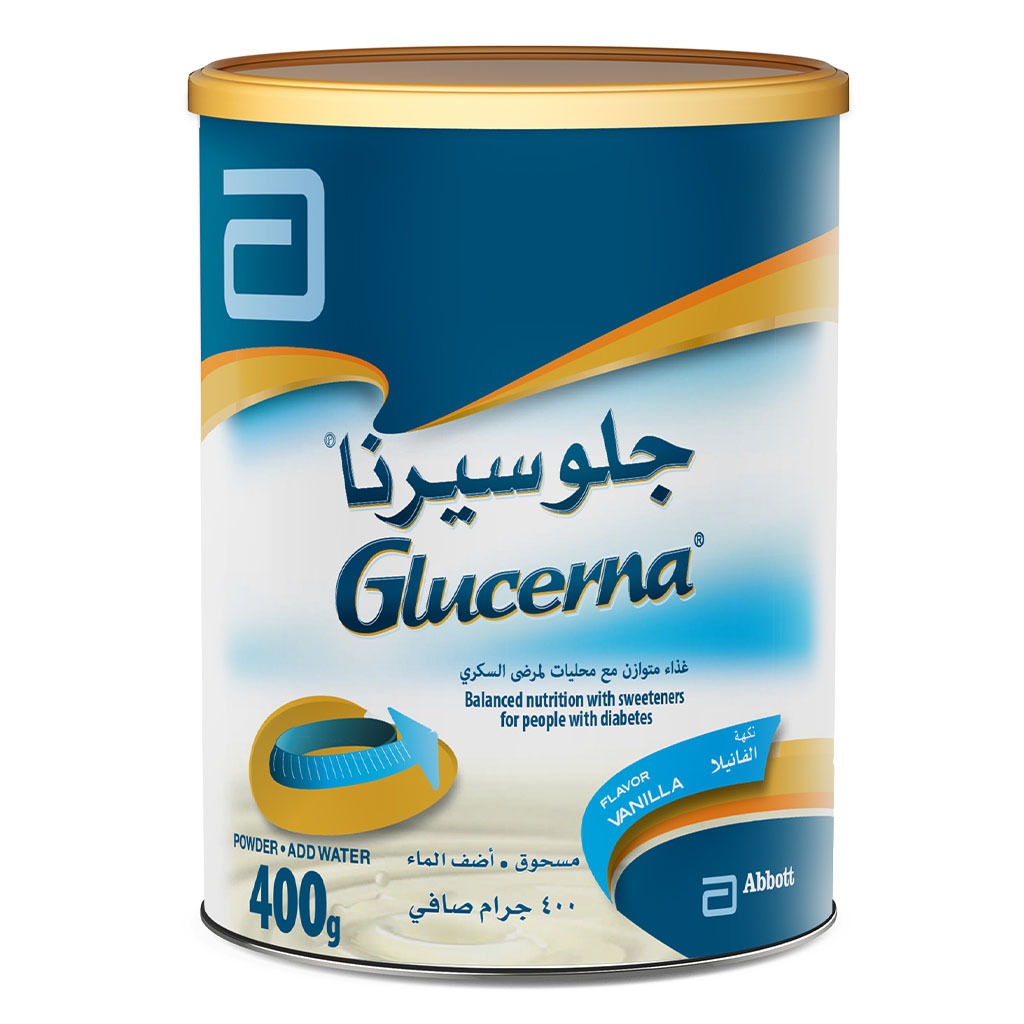 Glucerna Vanilla Powder For Diabetic Support 400 g - Easy Pharmacy LLC