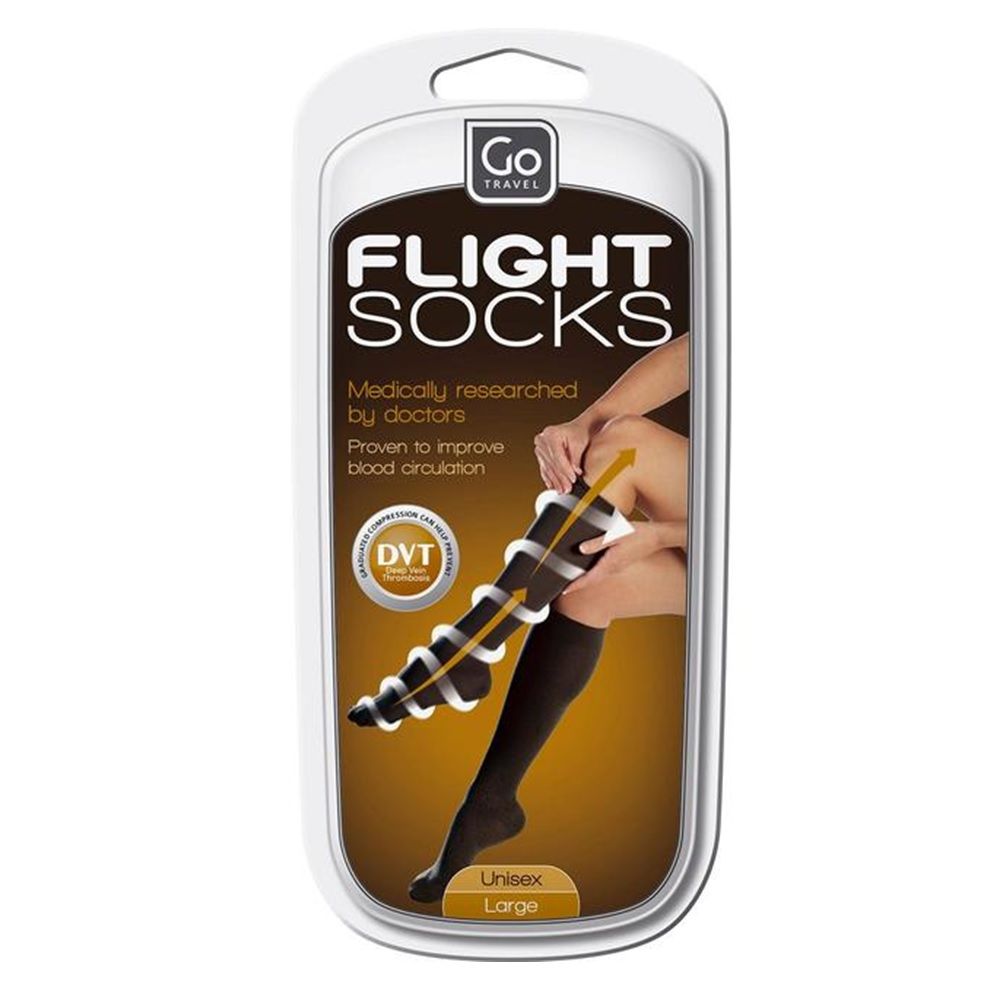 Go Travel Flight Socks Large 802 - Easy Pharmacy LLC