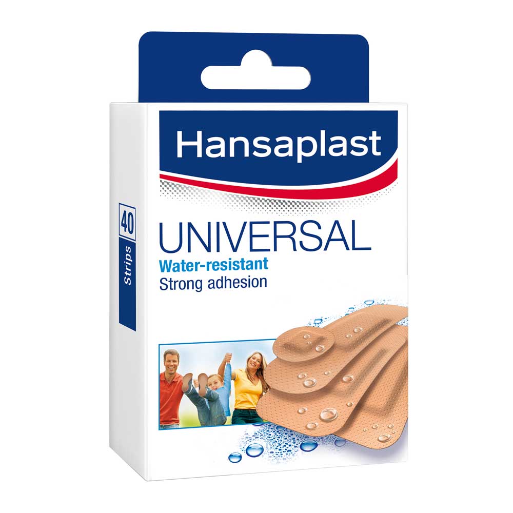 Hansaplast Universal Water Resistant Assorted Strips 40's - Easy Pharmacy LLC
