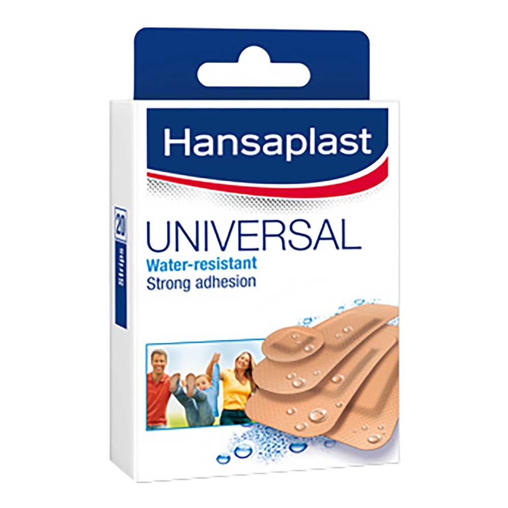 Hansaplast Universal Water Resistant Assorted 20's - Easy Pharmacy LLC