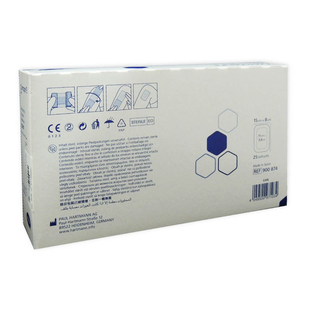 Hartmann Cosmopor E Steril 15 cm x 8 cm 25's - Easy Pharmacy LLC