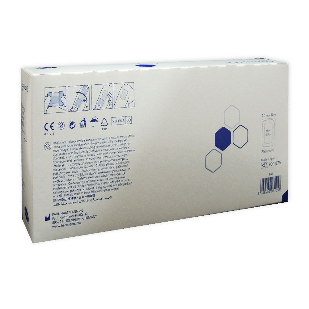 Hartmann Cosmopor E Steril 20 cm x 8 cm 25's - Easy Pharmacy LLC