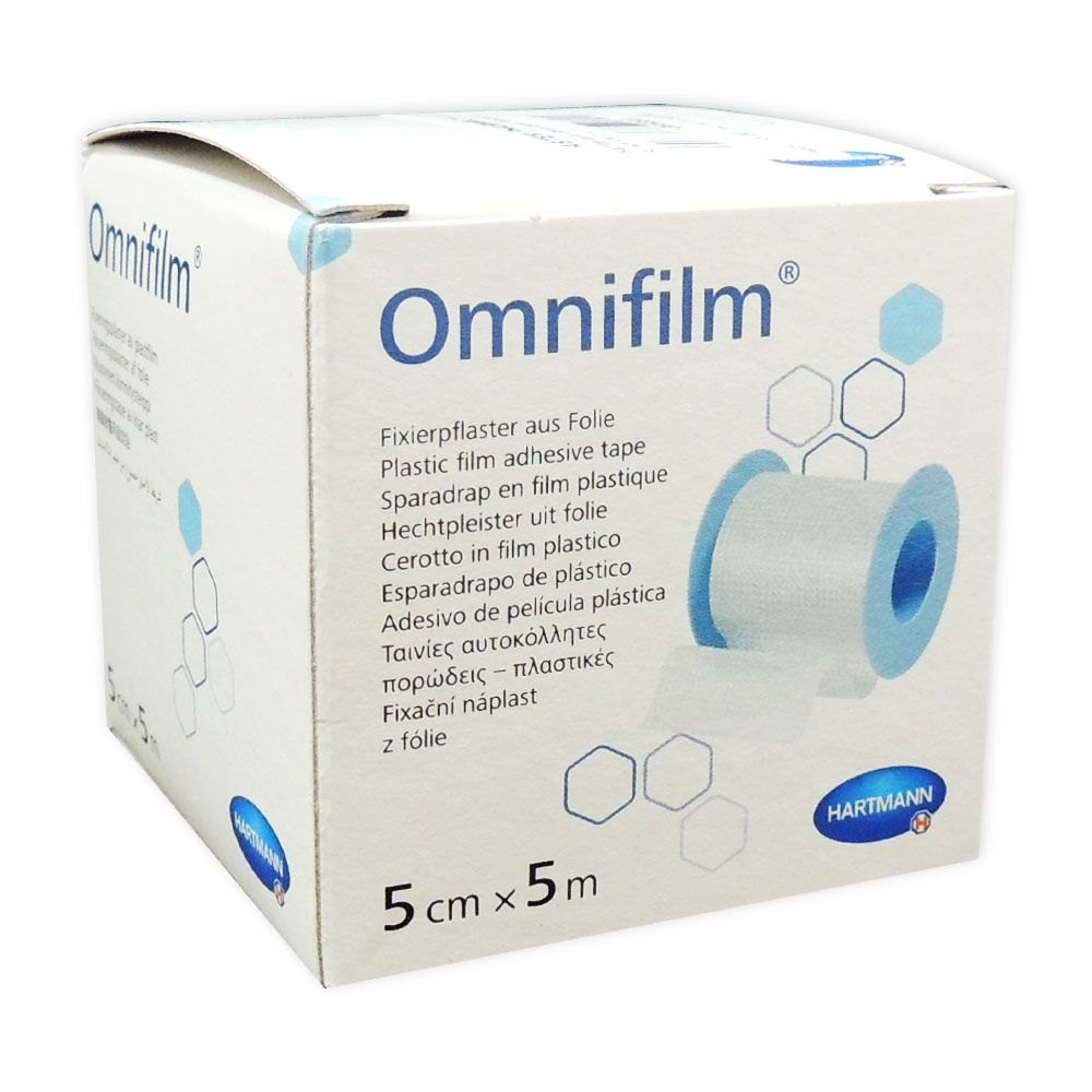 Hartmann Omnifilm Plastic Film Adhesive Tape 5 cm x 5 m 1's - Easy Pharmacy LLC