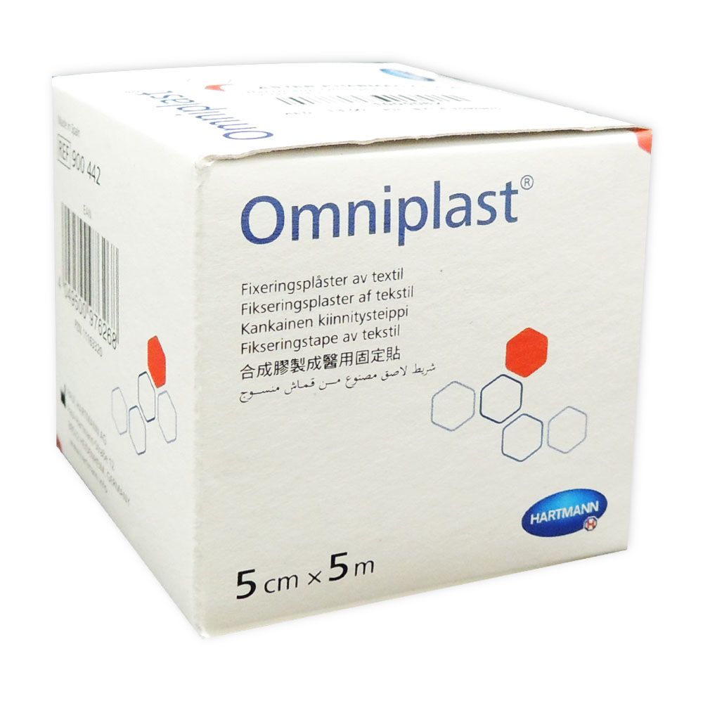 Hartmann Omniplast Adhesive Fabric Tape 5 cm x 5 m 1's - Easy Pharmacy LLC