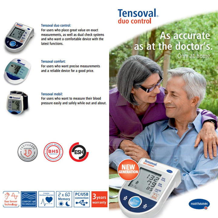 Hartmann Tensoval Duo Control Blood Pressure Monitor - Easy Pharmacy LLC