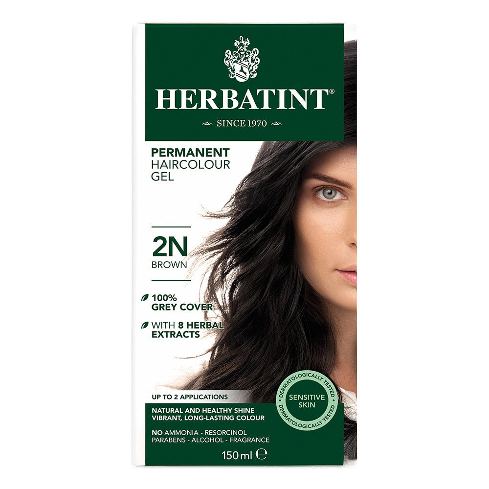 Herbatint 2N Brown Permanent Hair Colour Gel 150 mL - Easy Pharmacy LLC