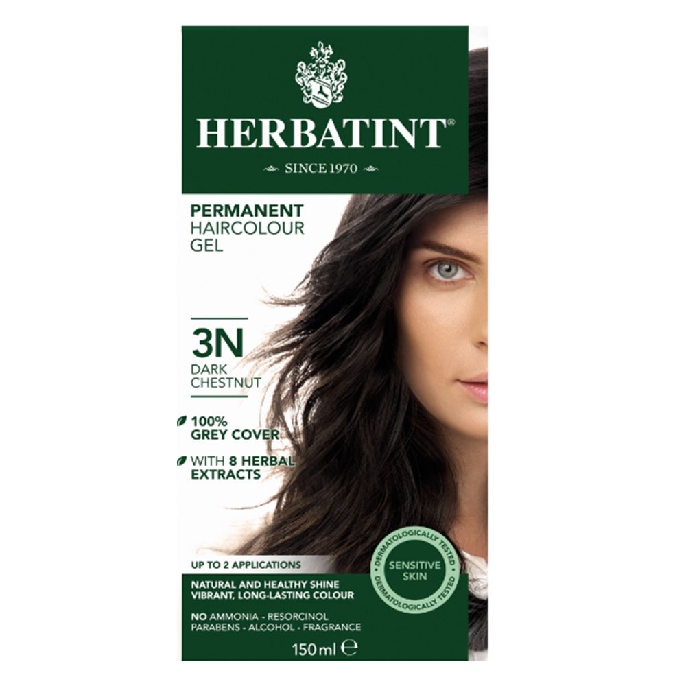 Herbatint 3N Dark Chestnut Hair Colour Gel 150 mL - Easy Pharmacy LLC