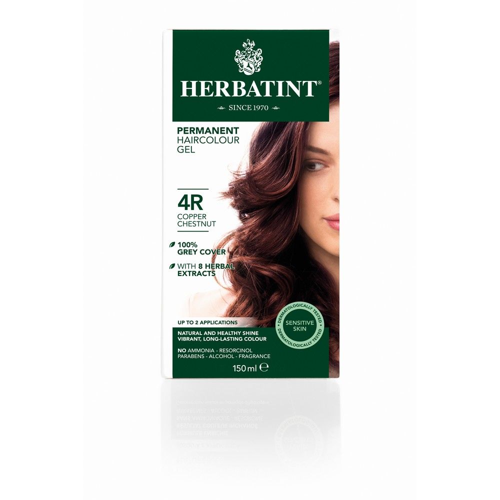 Herbatint 4R Copper Chestnut Hair Colour Gel 150 mL - Easy Pharmacy LLC