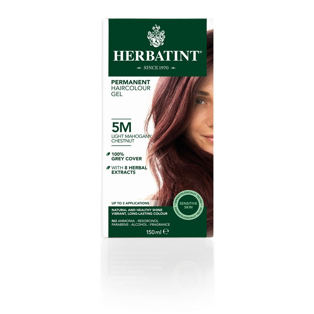 Herbatint 5M Light Mahogany Chestnut Hair Colour Gel 150 mL - Easy Pharmacy LLC