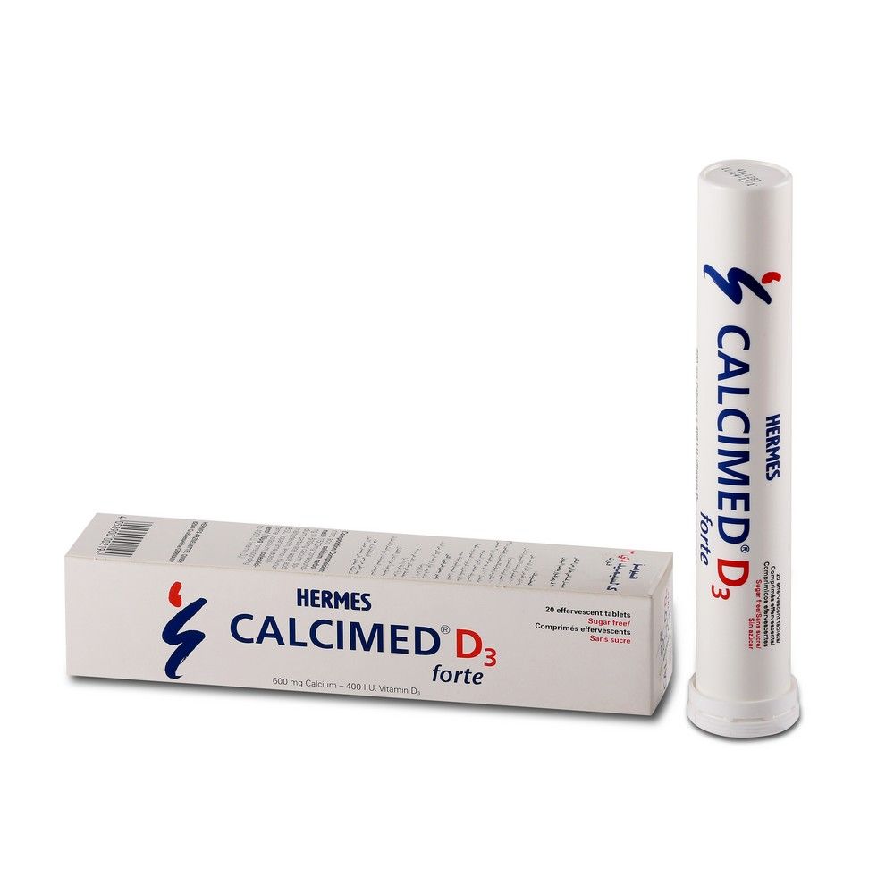 Hermes Calcimed D? Forte Effervescent Tablets 20's - Easy Pharmacy LLC