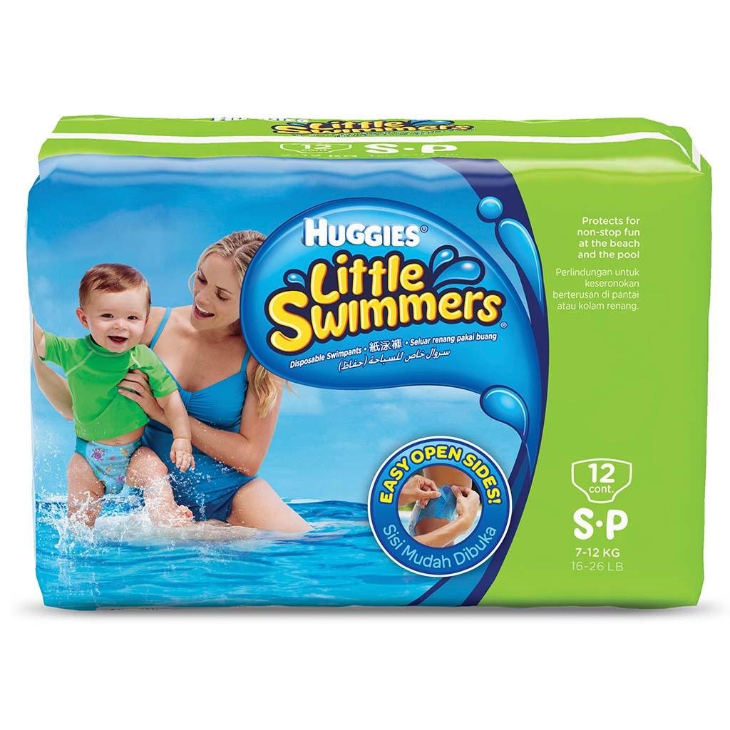 Huggies Little Swimmers Baby Swim Pants, Small Size, 7-12Kg, Pack of 12's - Easy Pharmacy LLC
