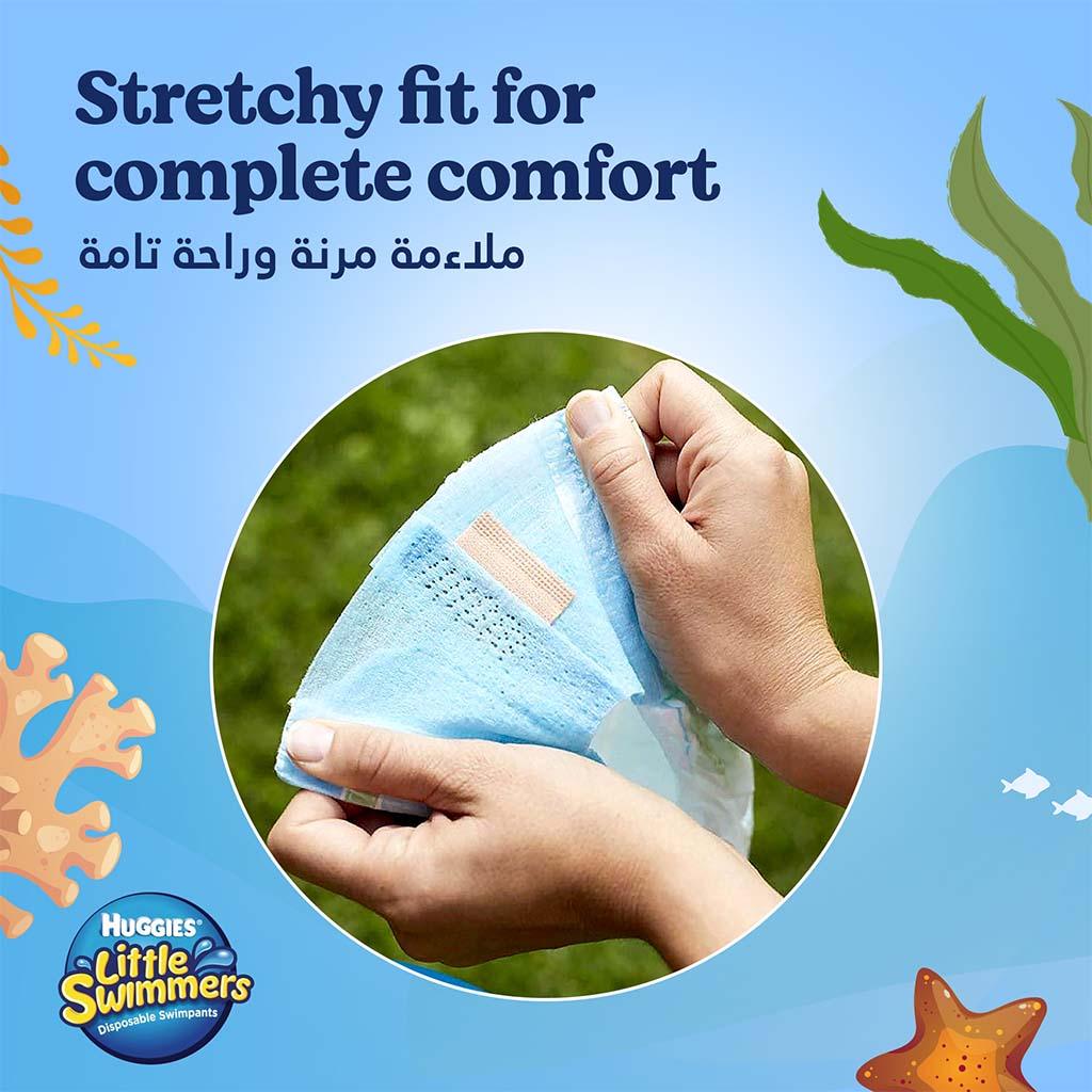 Huggies Little Swimmers Baby Swim Pants, Large Size, 14+Kg, Pack of 10's - Easy Pharmacy LLC