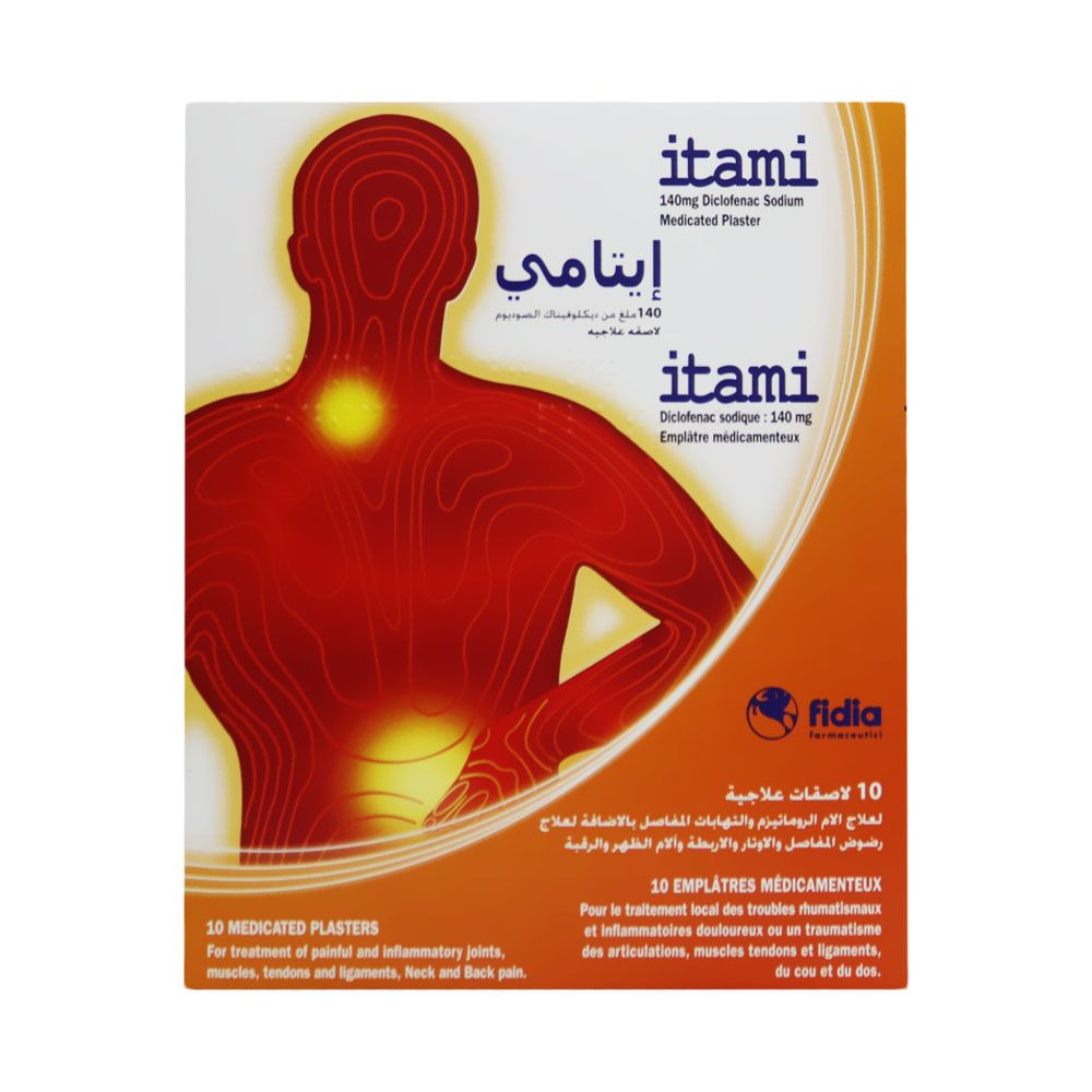 Itami Medicated Plasters 10 cm x 14 cm 10's - Easy Pharmacy LLC