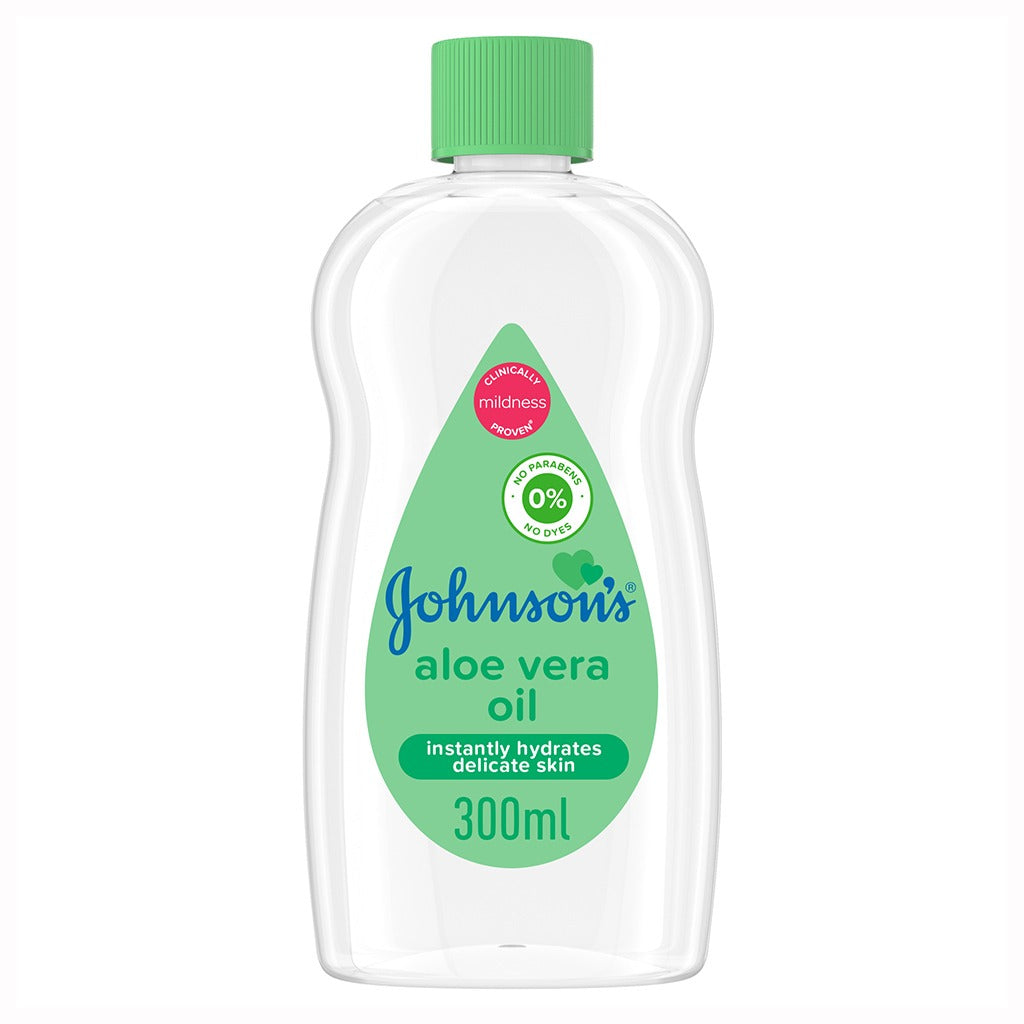 Johnson's Baby Oil With Aloe Vera 300ml - Easy Pharmacy LLC
