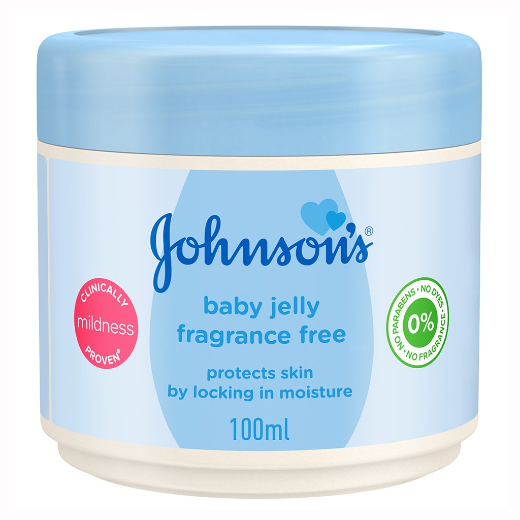 Johnson's Skin Protecting Baby Jelly, Fragrance Free 100ml - Easy Pharmacy LLC
