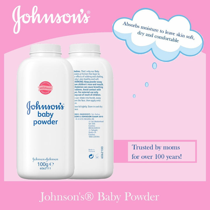 Johnson's Baby Powder 100g - Easy Pharmacy LLC