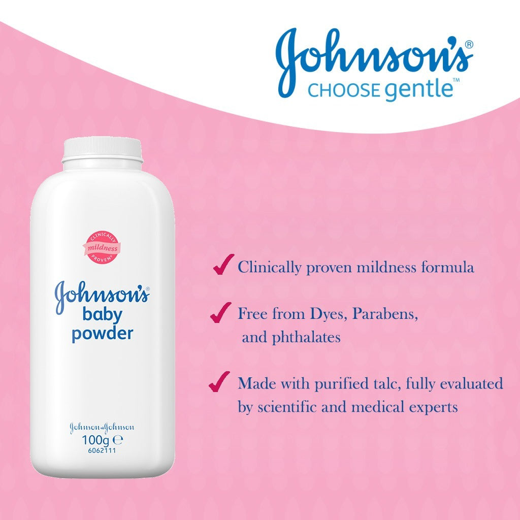 Johnson's Baby Powder 100g - Easy Pharmacy LLC