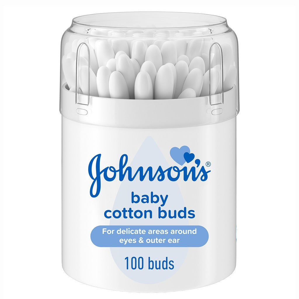 Johnson's Pure Cotton Buds, Pack of 100's - Easy Pharmacy LLC