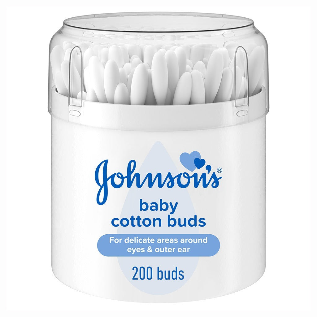 Johnson's Pure Cotton Buds, Pack of 200's - Easy Pharmacy LLC