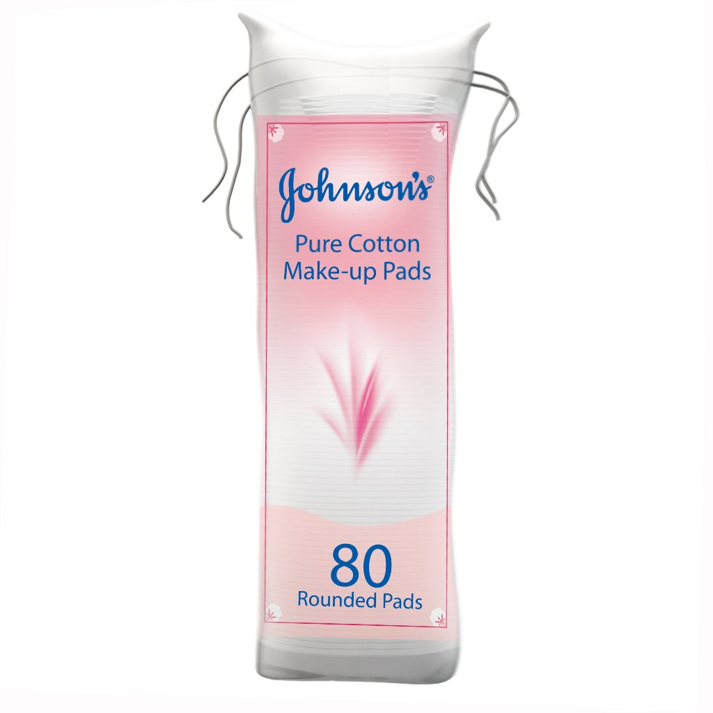 Johnson's Cotton Make-up Pads, Pack of 80's - Easy Pharmacy LLC