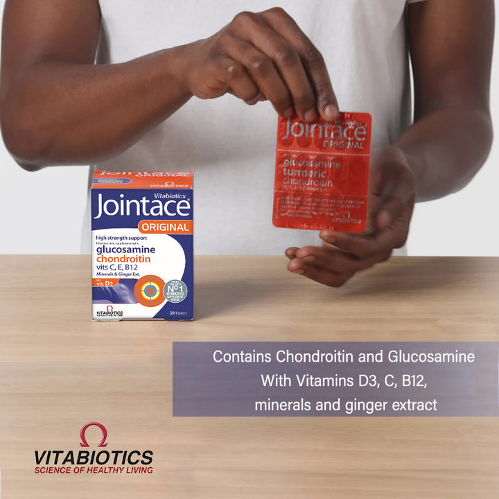 Vitabiotics Jointace Original High Strength Joint Support Tablets With Glucosamine & Chondroitin, Pack of 30's - Easy Pharmacy LLC