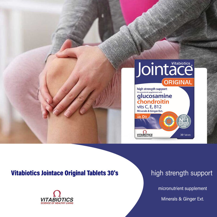 Vitabiotics Jointace Original High Strength Joint Support Tablets With Glucosamine & Chondroitin, Pack of 30's - Easy Pharmacy LLC