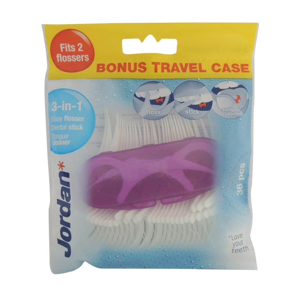 Jordan Easy 3 In 1 Flosser 36's - Easy Pharmacy LLC