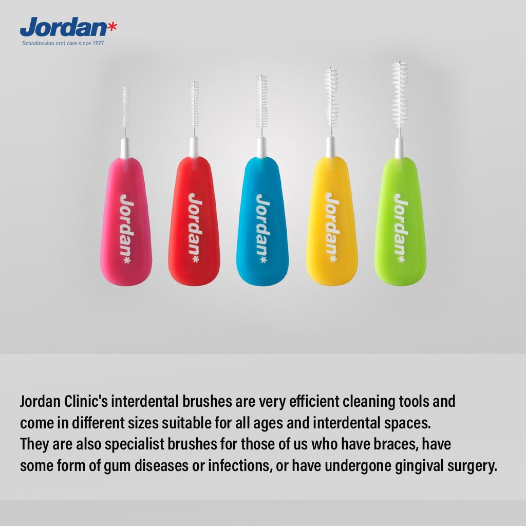 Jordan Clinic Brush Between Interdental Brushes For Gum Health, X-Small, Pack of 10's - Easy Pharmacy LLC