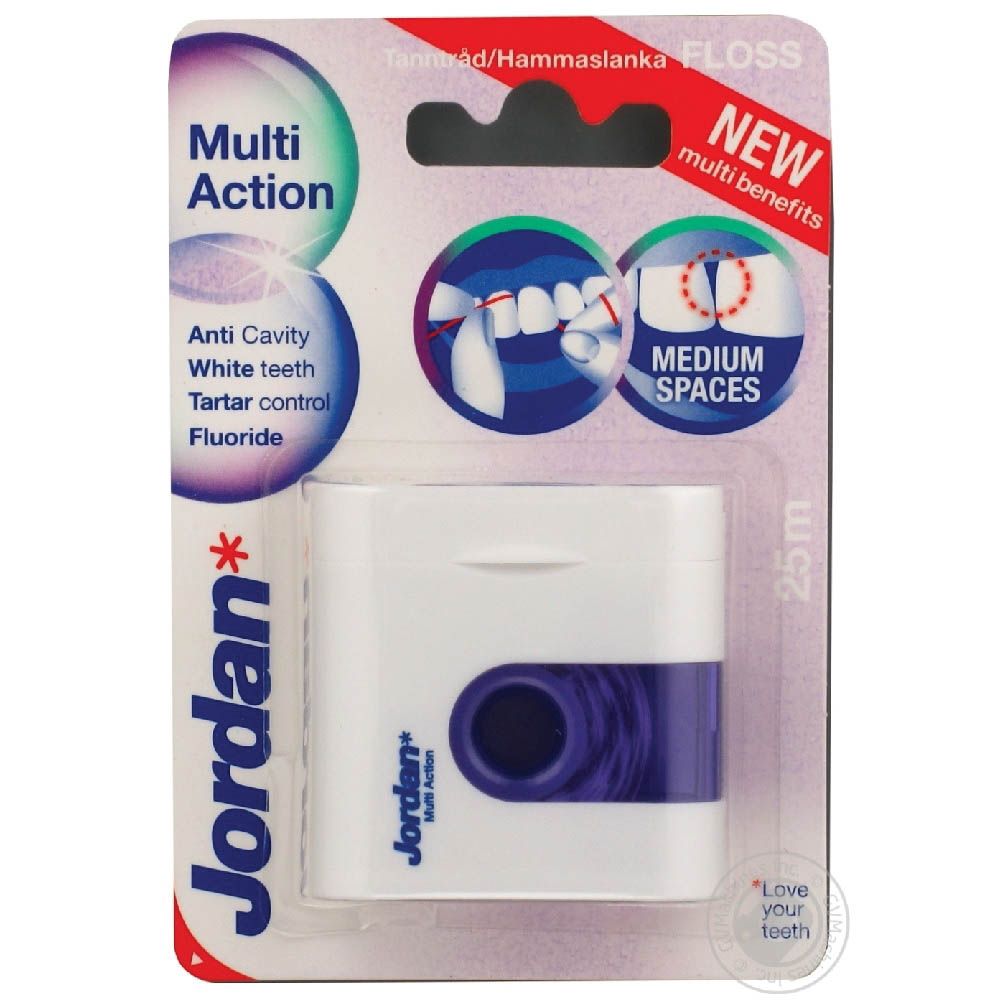 Jordan Multi Action Floss 25 m - Easy Pharmacy LLC
