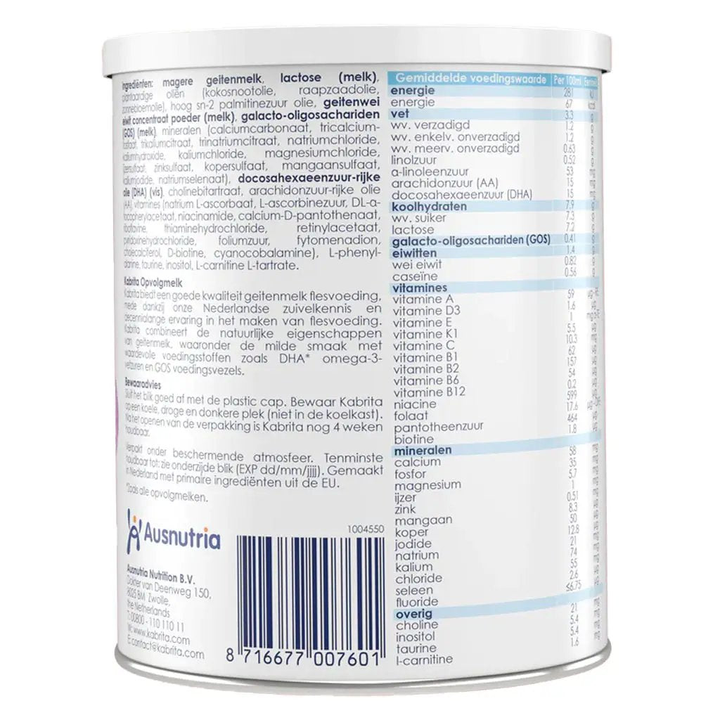 Kabrita Goat Milk Stage 2 Infant Milk Formula For 6 To 12 Months 400g