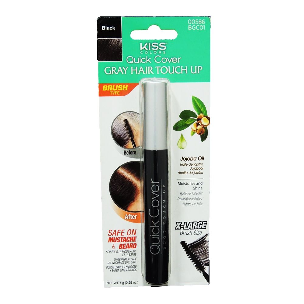 Kiss Quick Cover Gray Hair Touch Up Black BGC01 - Easy Pharmacy LLC