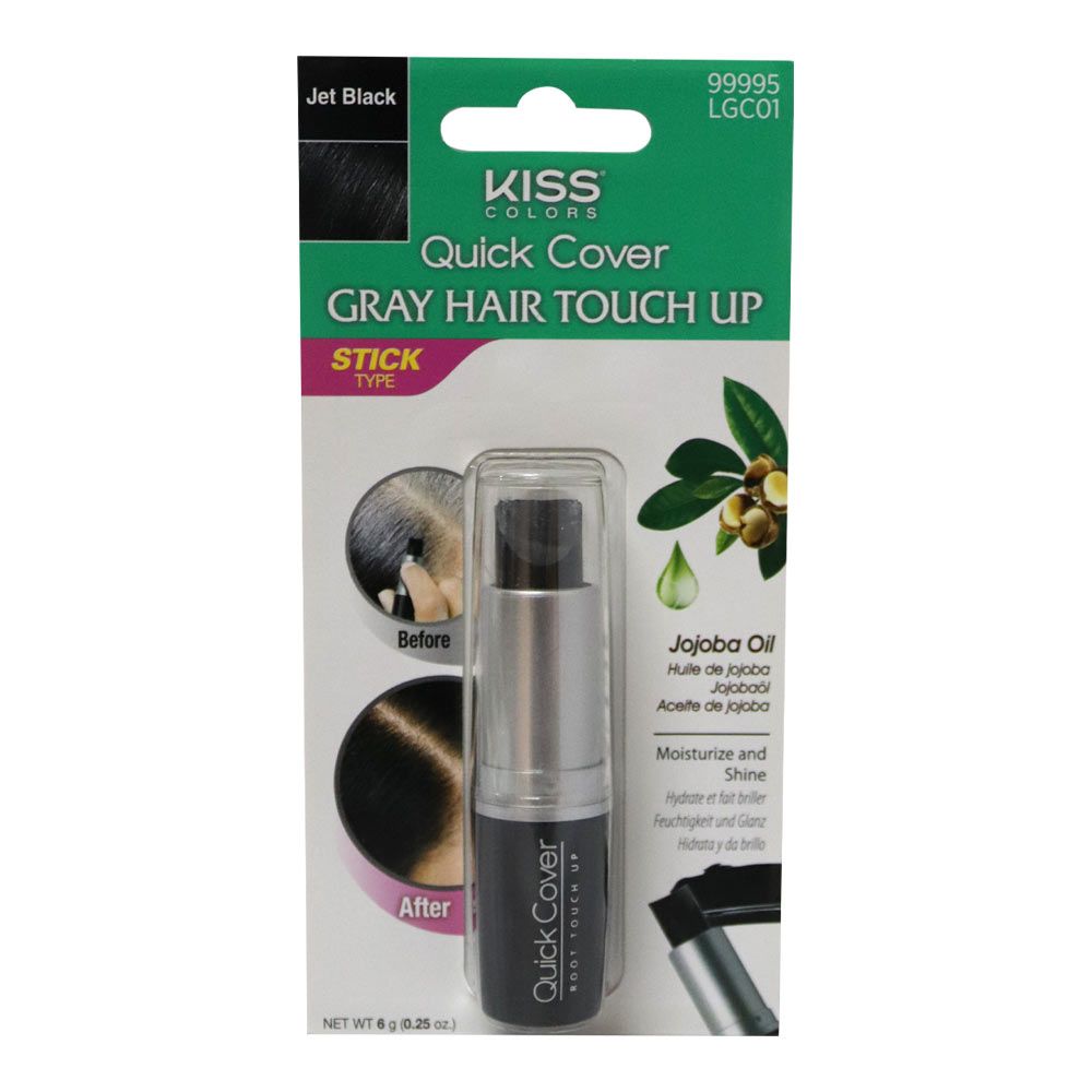 Kiss Quick Cover Jet Black Color Stick LGC01 - Easy Pharmacy LLC