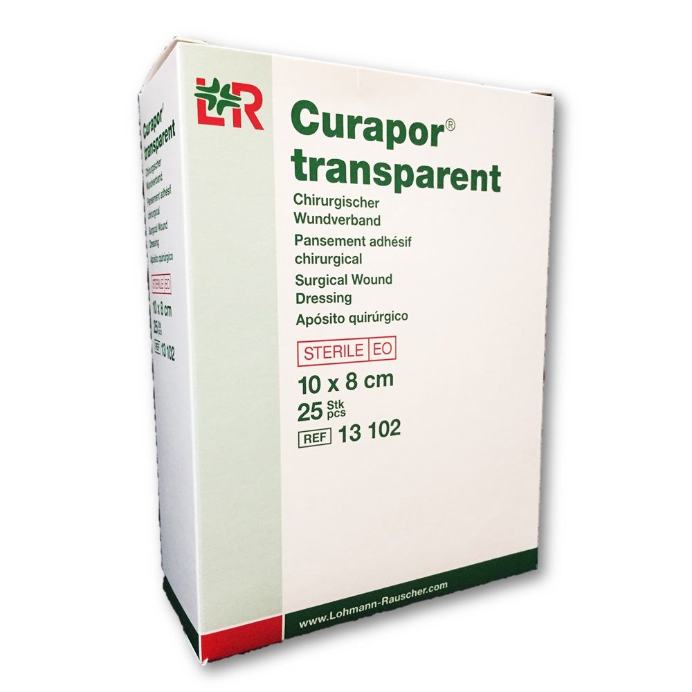 LR Curapor Transparent Sterile Surgical Dressing 10 x 8 cm 25's - Easy Pharmacy LLC