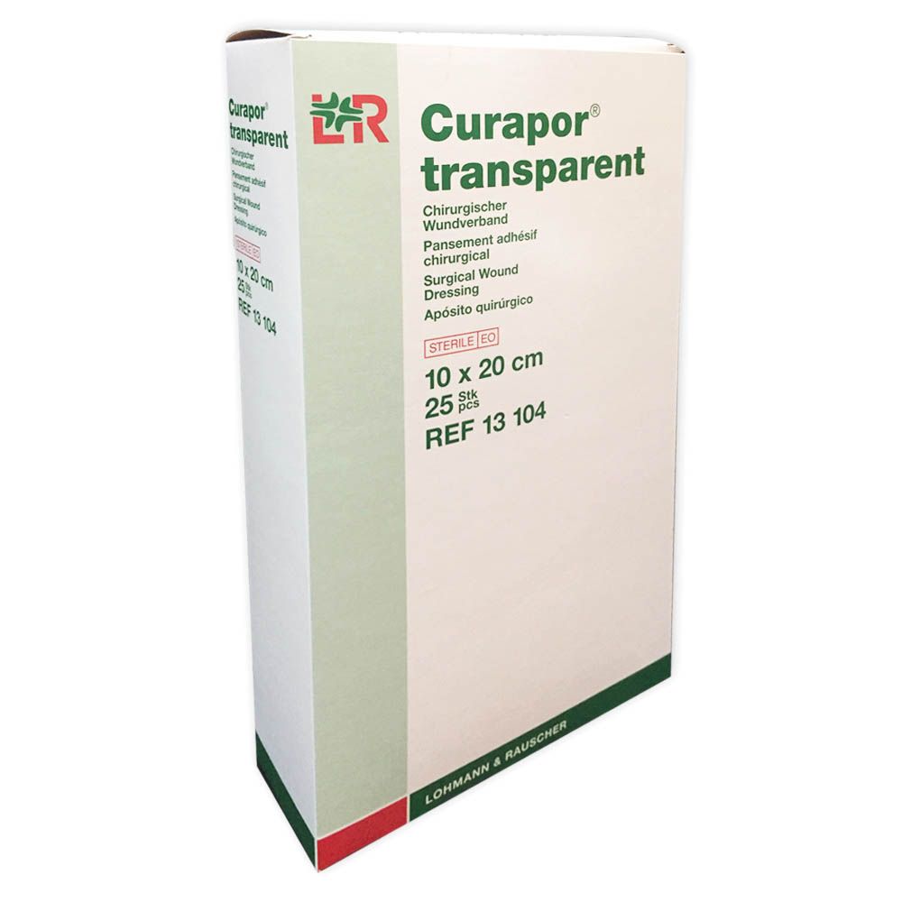 LR Curapor Transparent Sterile Surgical Dressing 10 x 20 cm 25's - Easy Pharmacy LLC