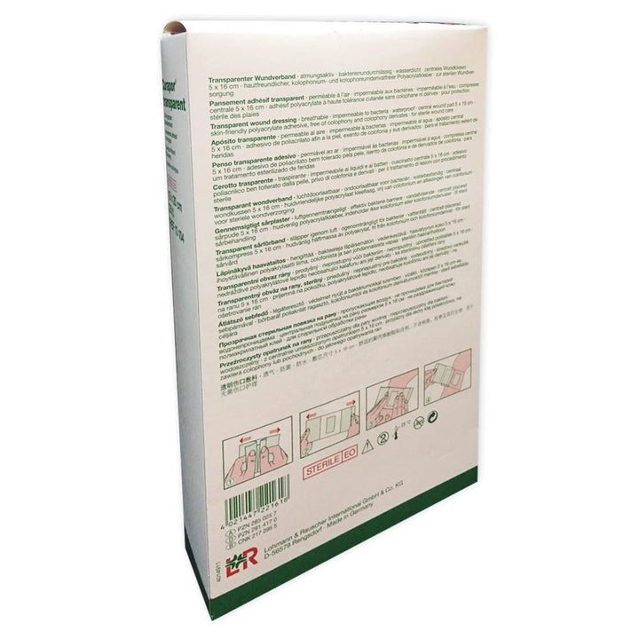 LR Curapor Transparent Sterile Surgical Dressing 10 x 20 cm 25's - Easy Pharmacy LLC