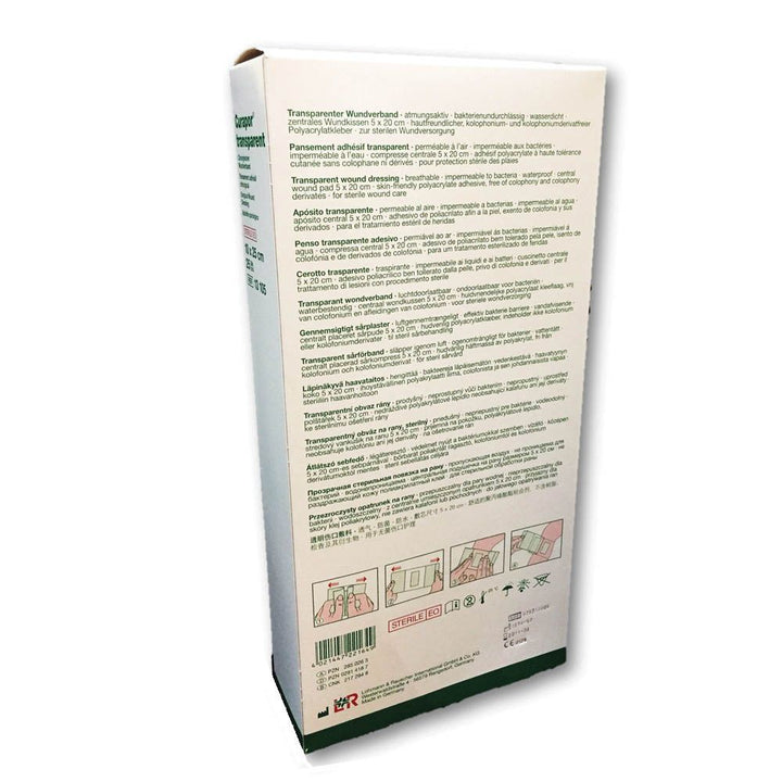 LR Curapor Transparent Sterile Surgical Dressing 10 x 25 cm 25's - Easy Pharmacy LLC