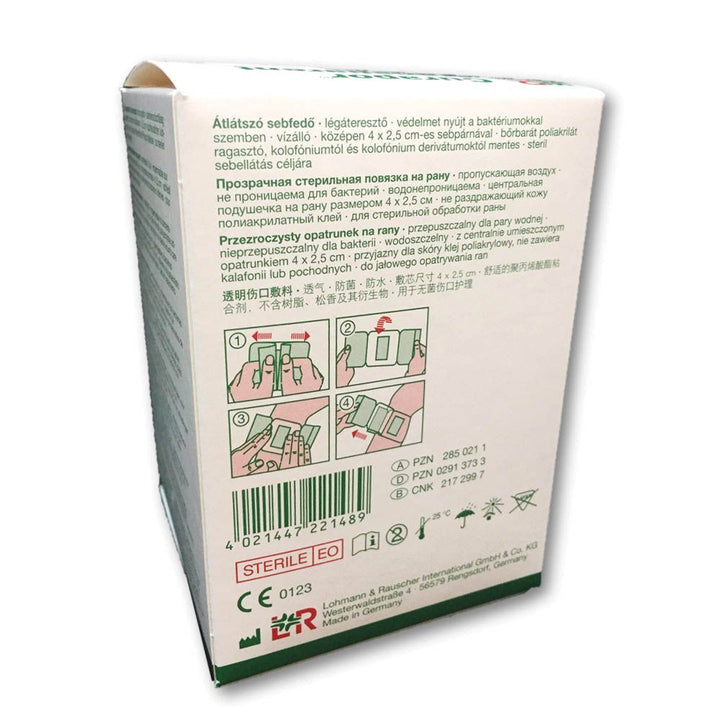 LR Curapor Transparent Sterile Surgical Dressing 7 x 5 cm 50's - Easy Pharmacy LLC