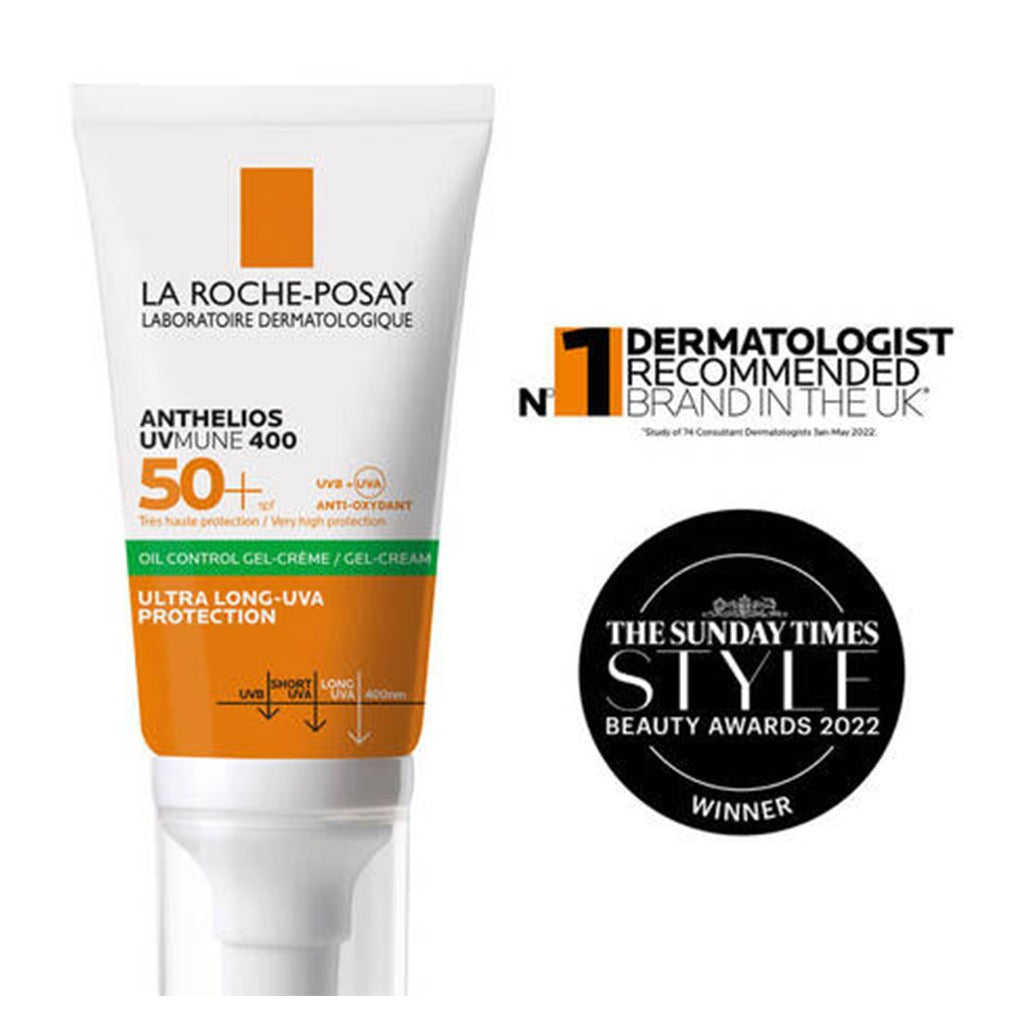 La Roche-Posay Anthelios UVMune 400 SPF50+ Oil control Gel Cream 50ml - Easy Pharmacy LLC