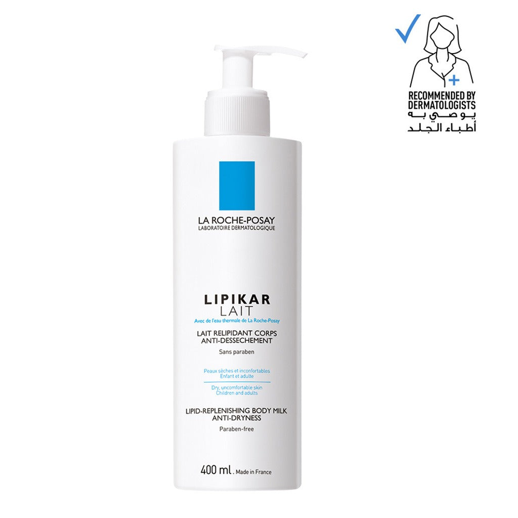 La Roche-Posay Lipikar Lait Lipid Replenishing Body Lotion For Sensitive, Uncomfortable & Dry Skin 400ml - Easy Pharmacy LLC