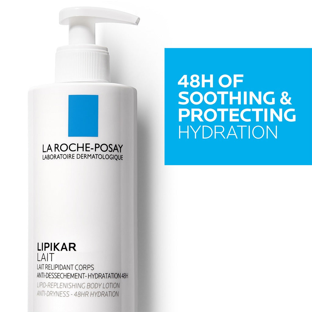 La Roche-Posay Lipikar Lait Lipid Replenishing Body Lotion For Sensitive, Uncomfortable & Dry Skin 400ml - Easy Pharmacy LLC