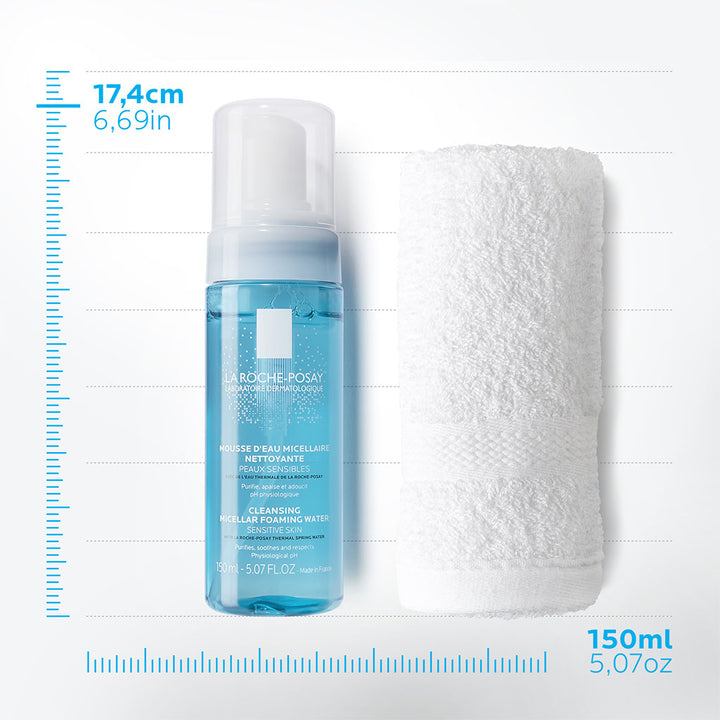 La Roche-Posay Cleansing And Make-Up Removing Physiological Foaming Water For Sensitive Skin 150ml - Easy Pharmacy LLC